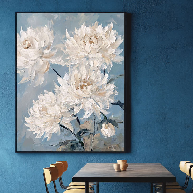 Blossom I - Abstract Painting of Flowers