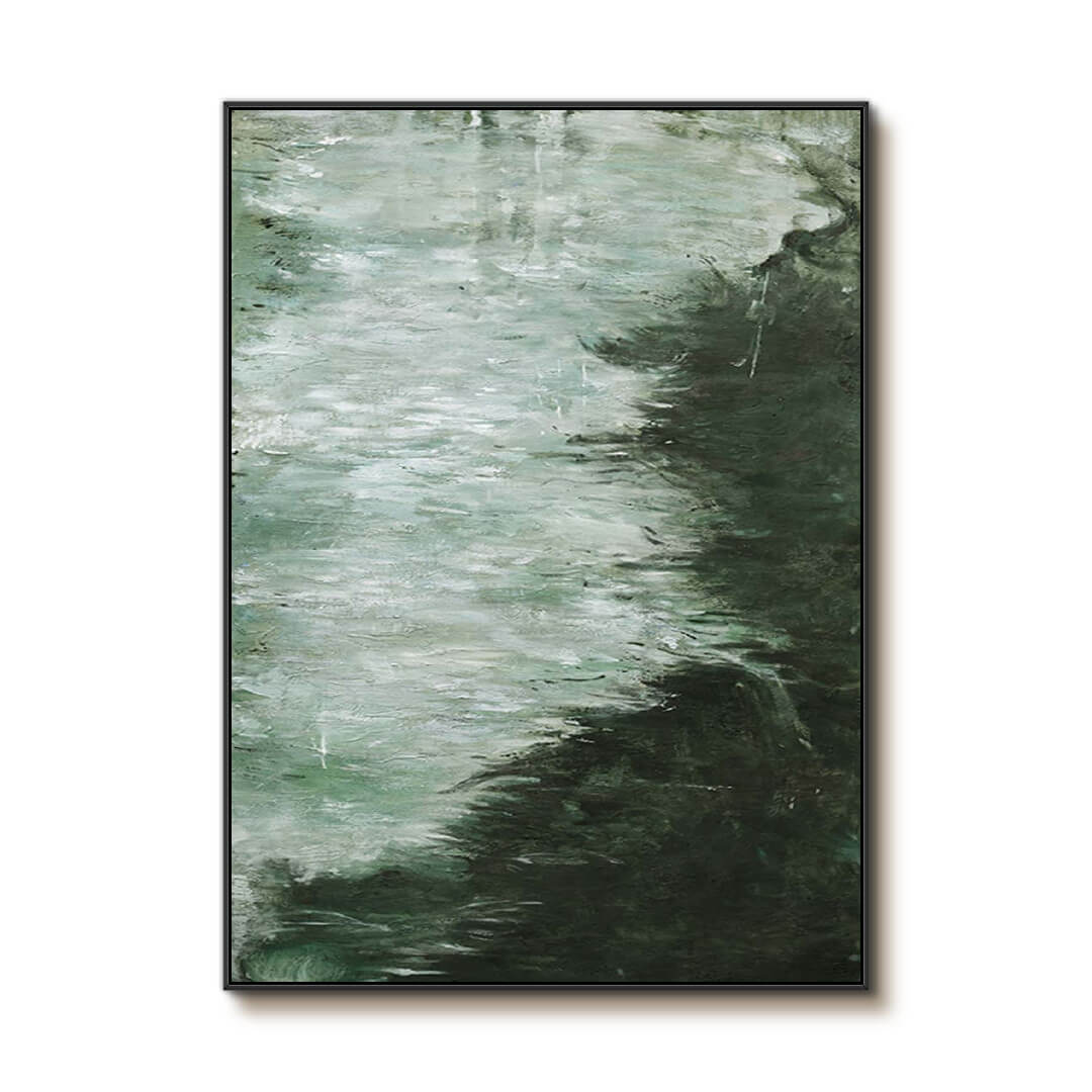 Green Invasion - Large Minimalist Wall Art