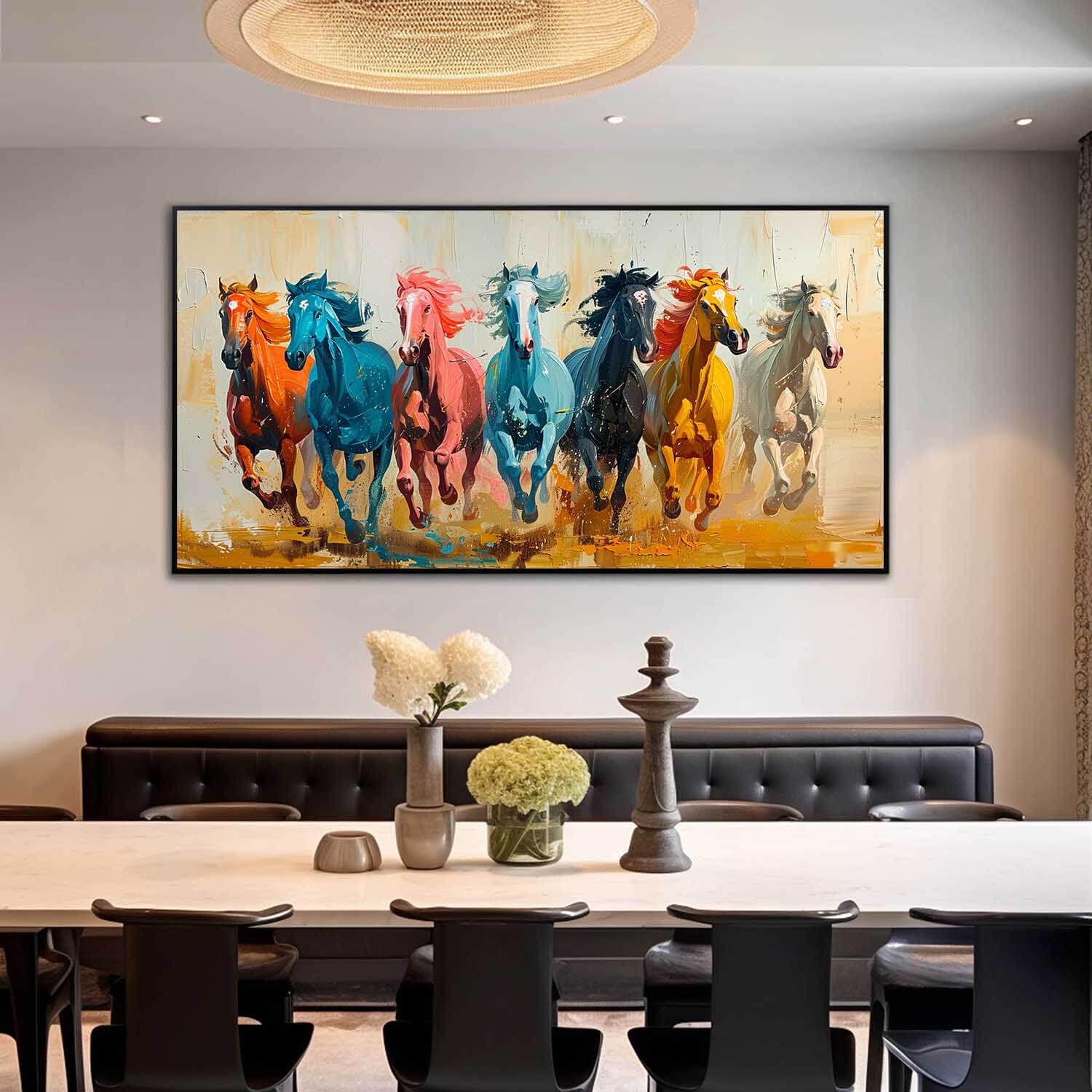 Gallop of Tempest - Colorful Horse Wall Art