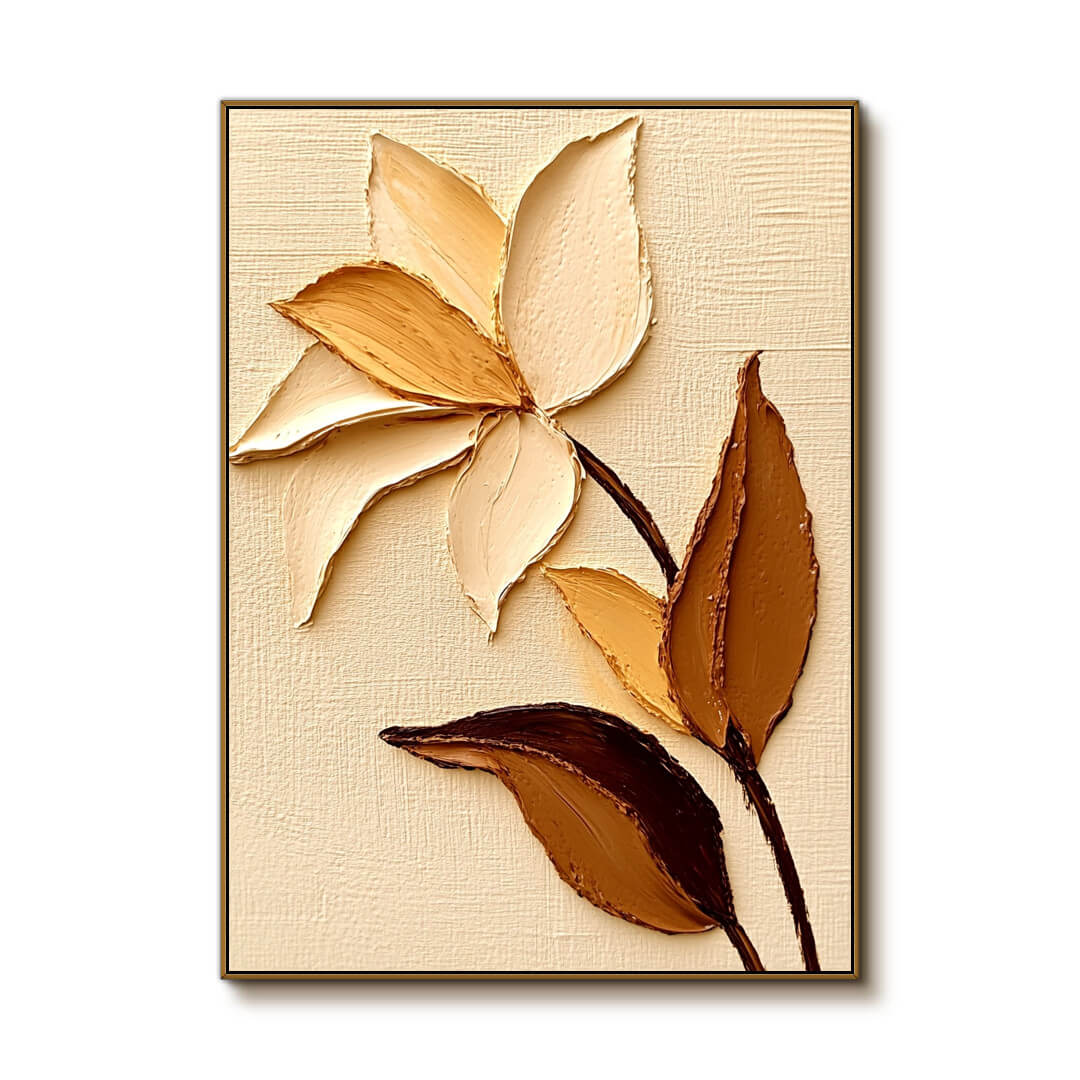 Grow - Modern Flower Art Painting