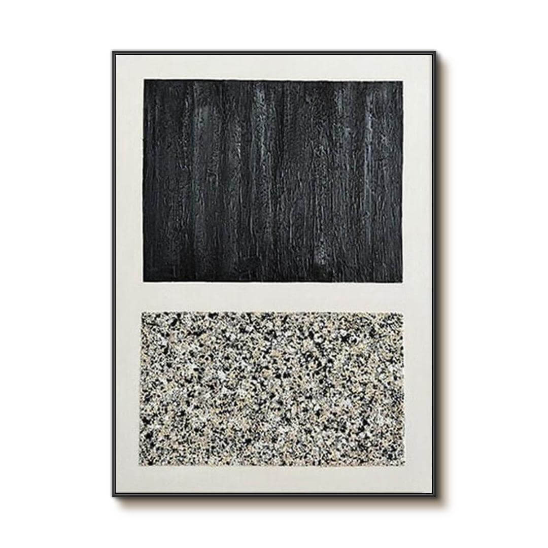 Confrontation - Texture Abstract Wall Art