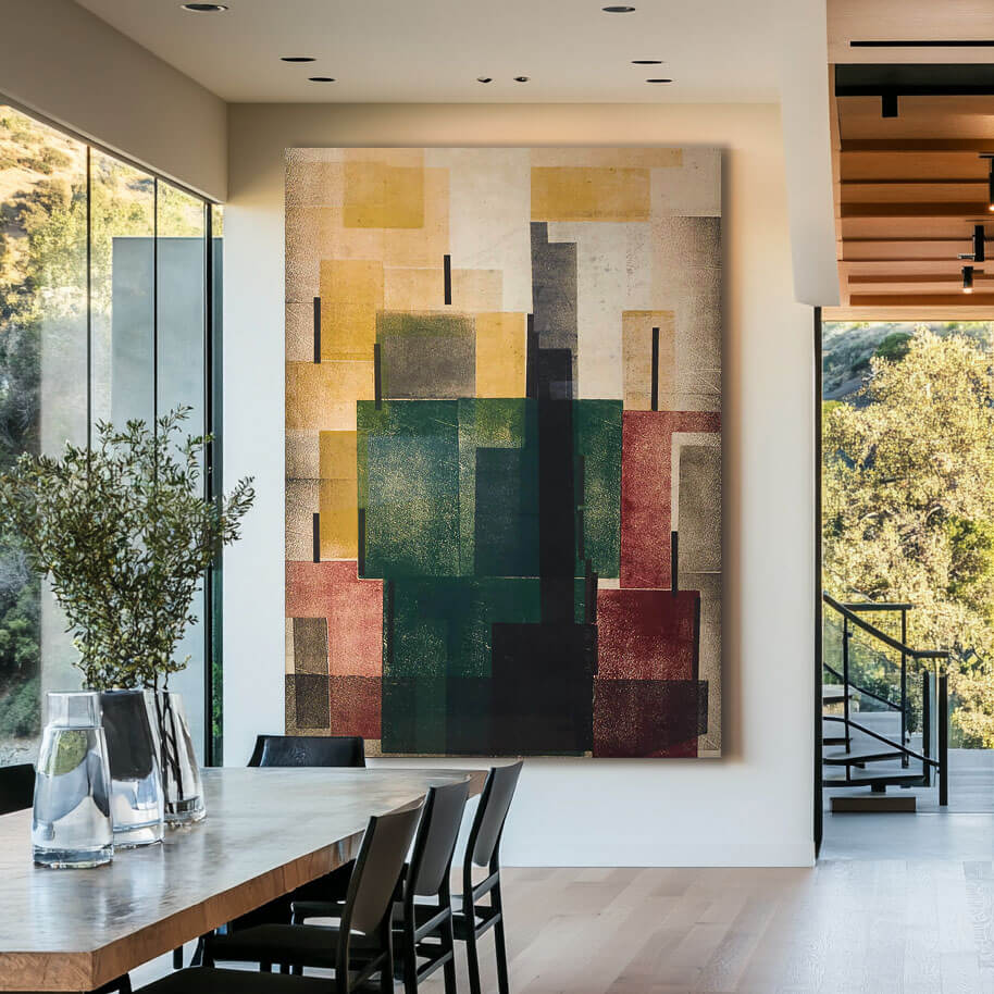 Color Council - Modern Geometric Abstract Wall Art