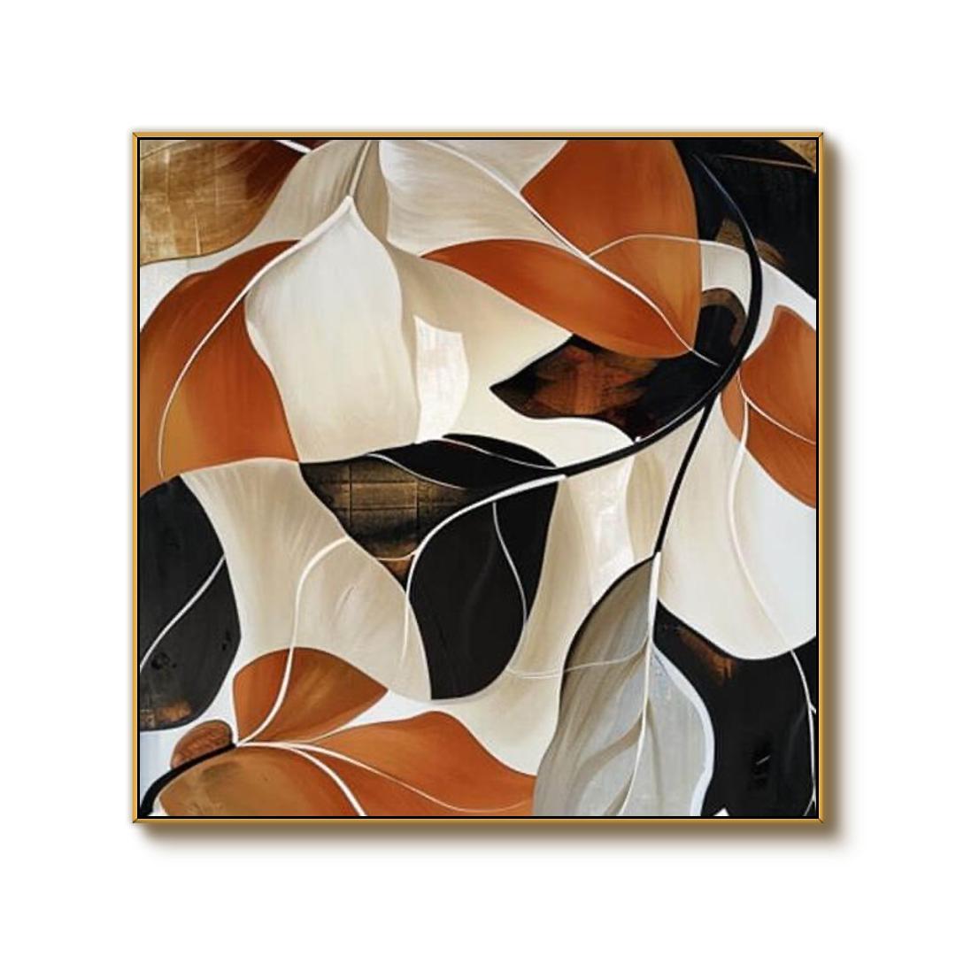 Fall Palette I - Modern Botanical Canvas Art Painting