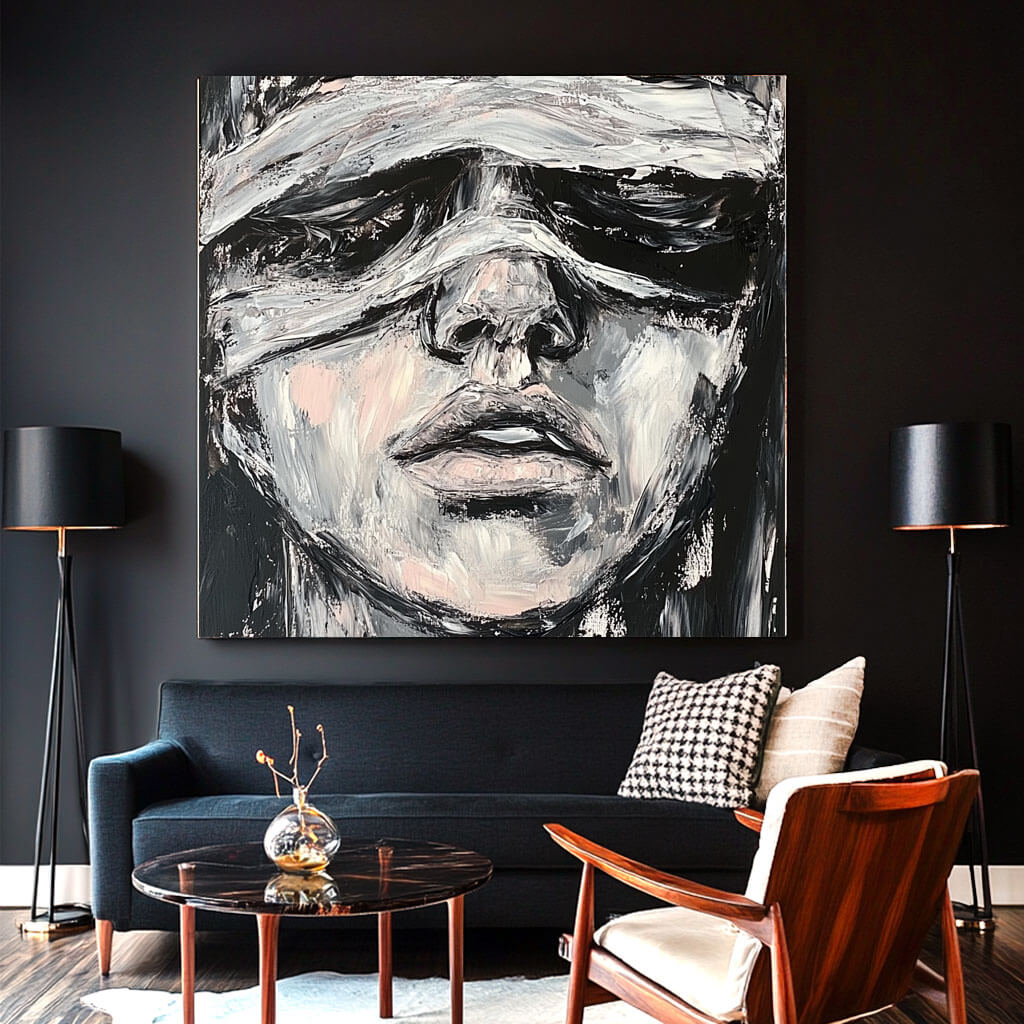 Her I - Abstract Figure Wall Art Painting