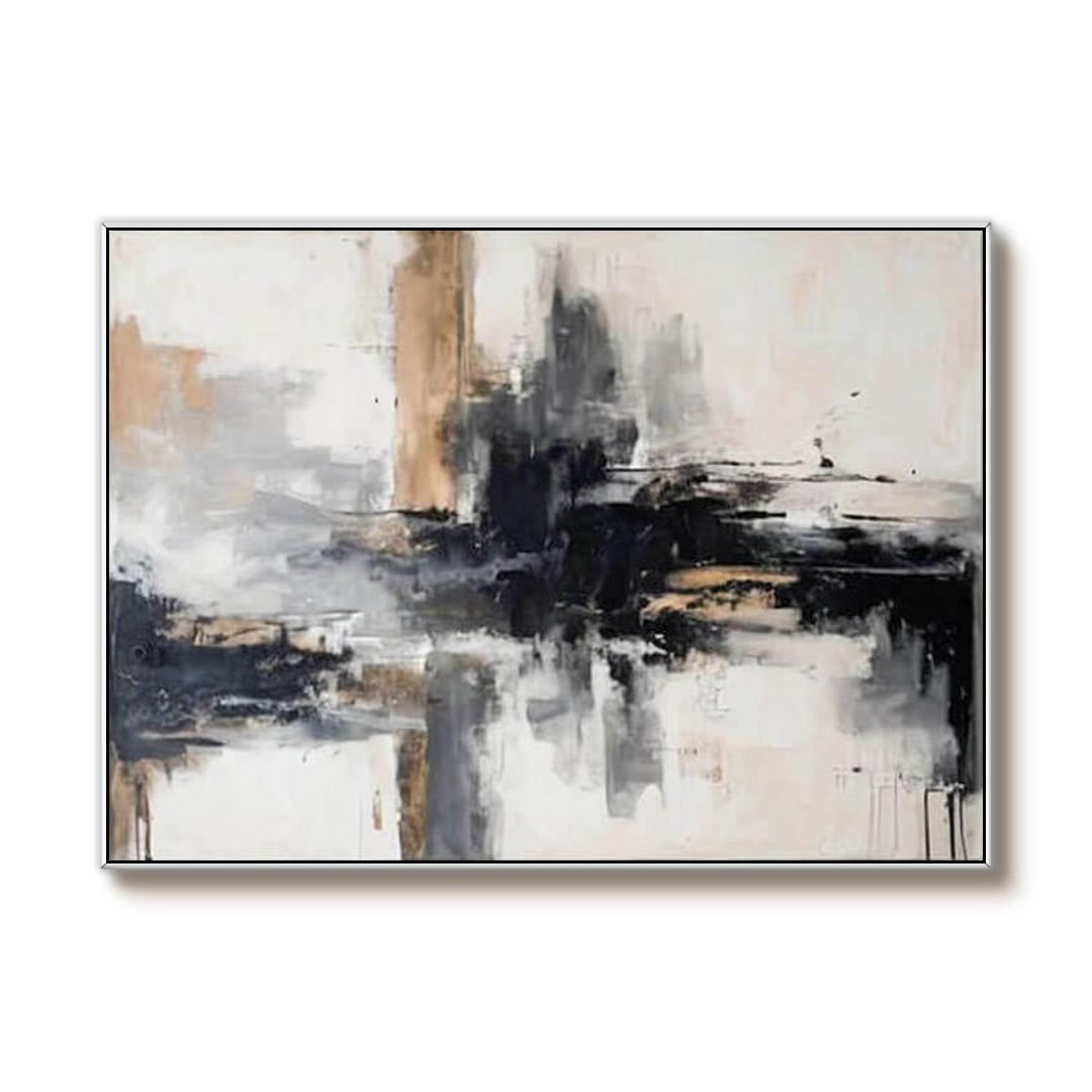 Muted Reflections - Abstract Canvas Art Painting