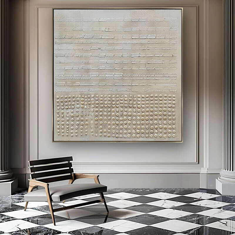 Subtle Symphony - Wabi Sabi Abstract Wall Art Painting