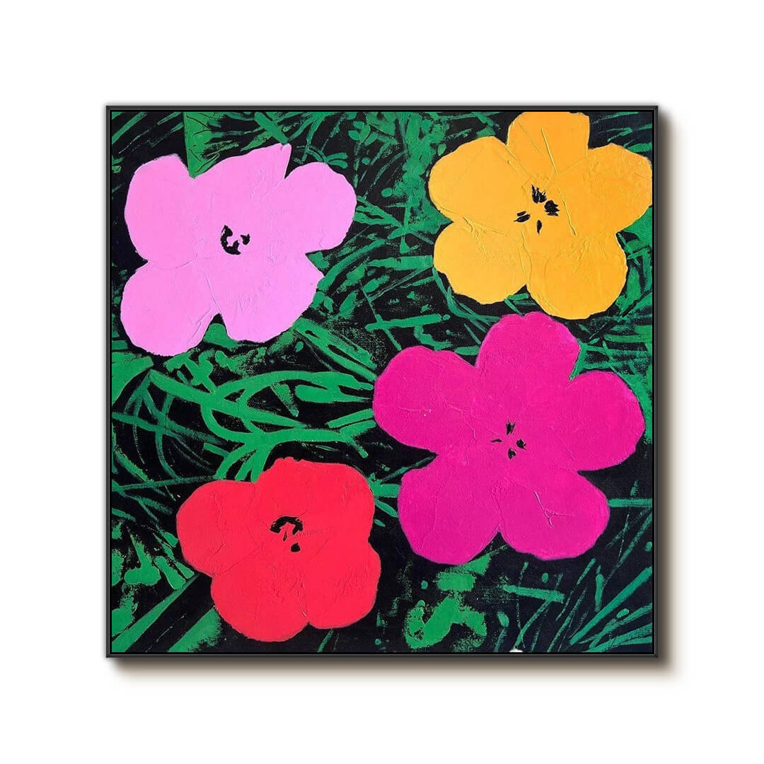 Bloom Pulse - Colorful Abstract Floral Wall Art
