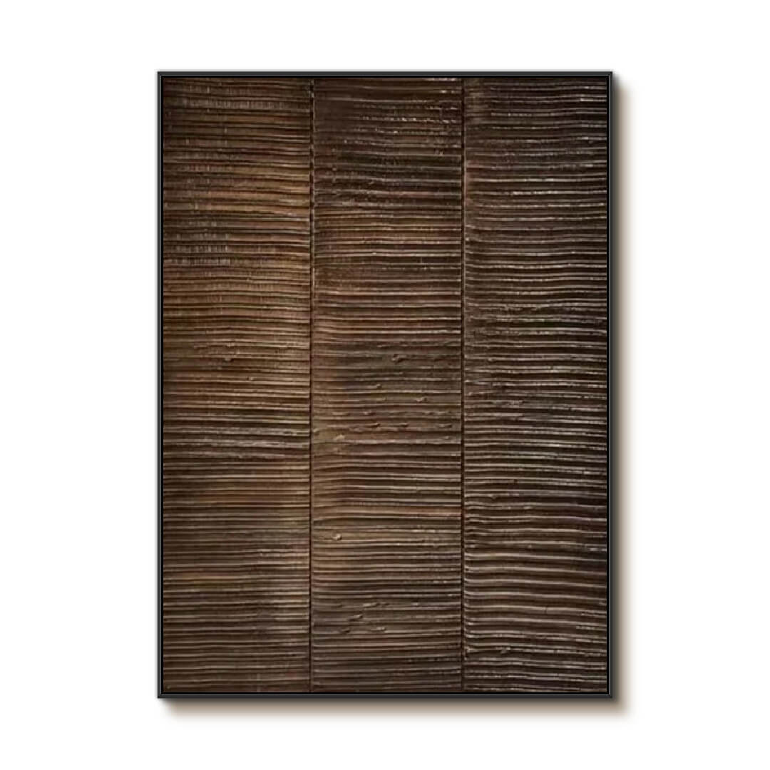 Grain Memory - Modern Wabi Sabi Neutral Art