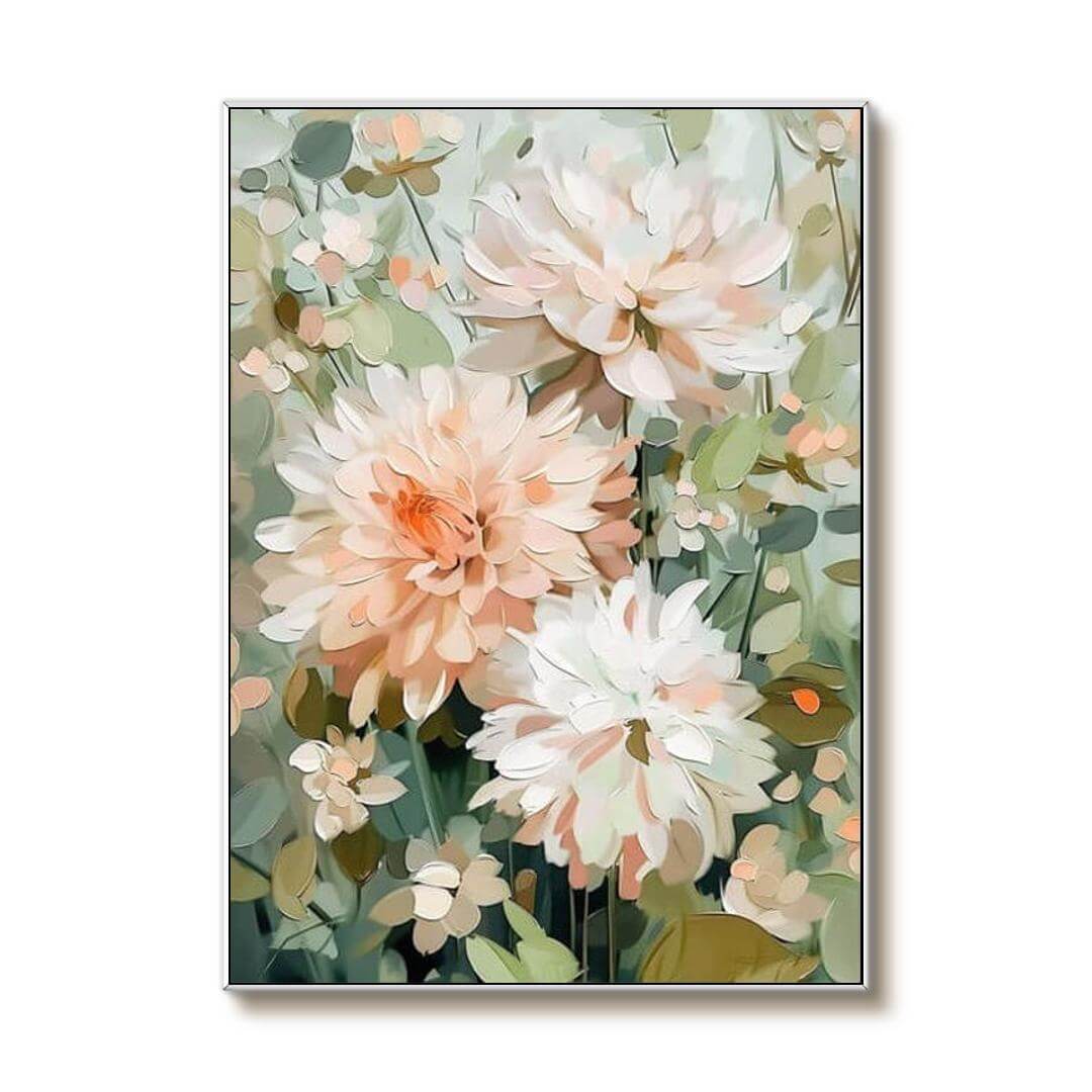 Infinite Bloom - Flower Abstract Wall Art Painting