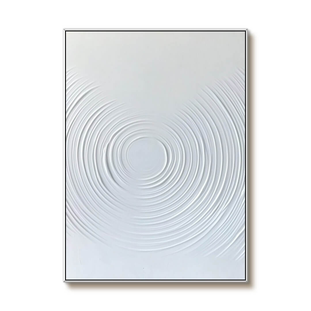 Water Ripples - Textured Abstract Wall Art Painting