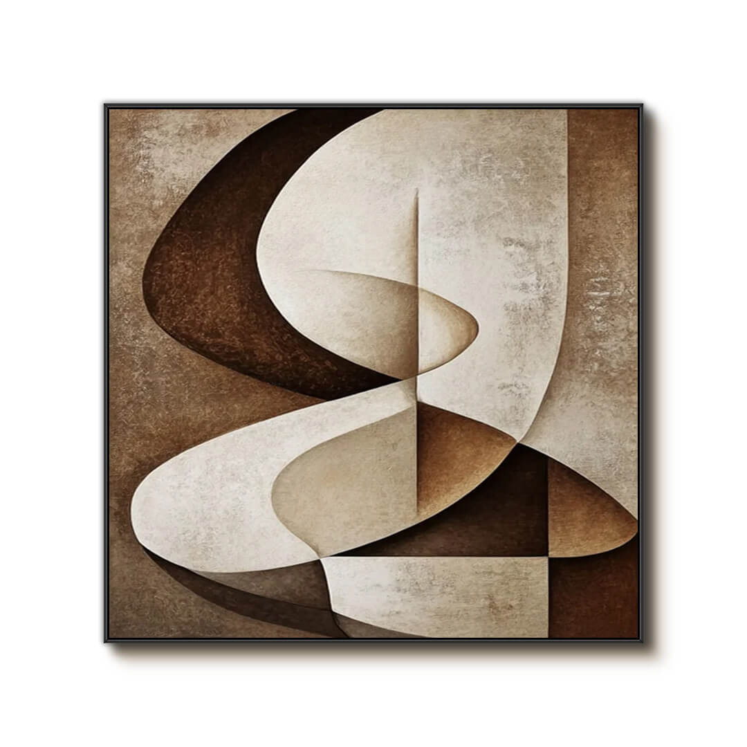 Form in Motion - Abstract Geometric Painting