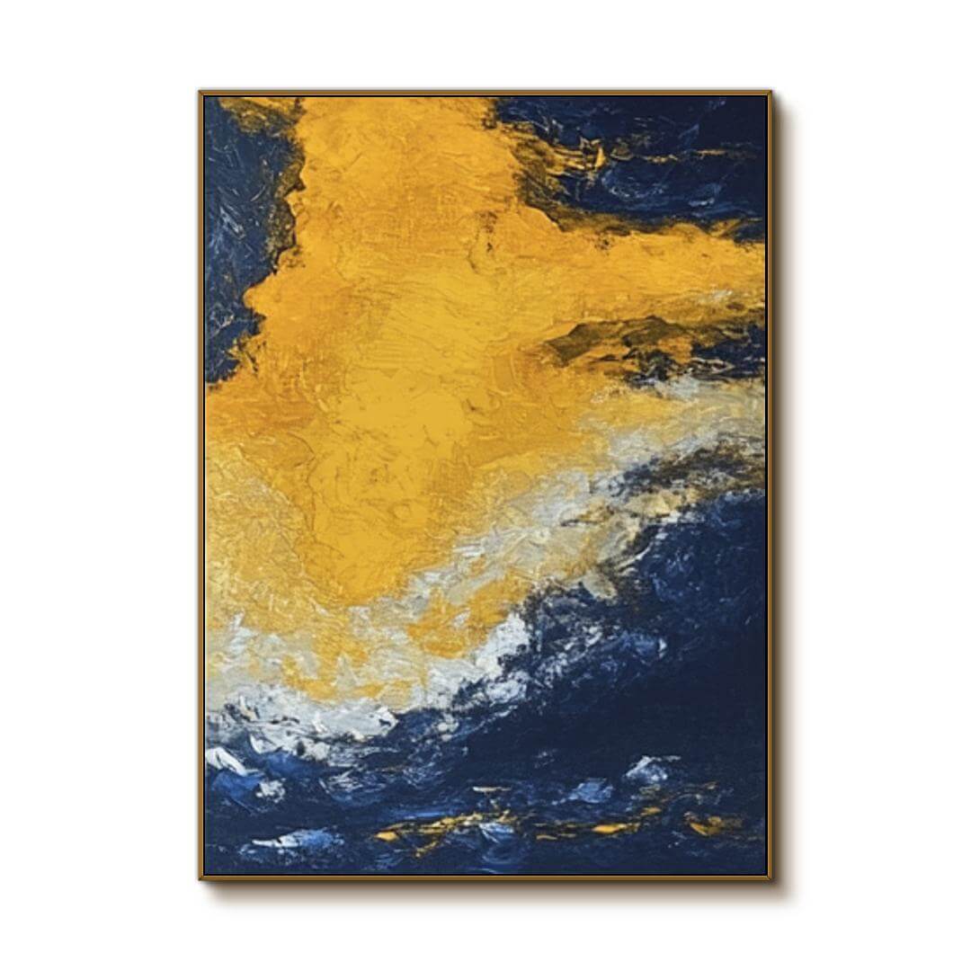 Liquid Gold - Large Abstract Wall Art Painting