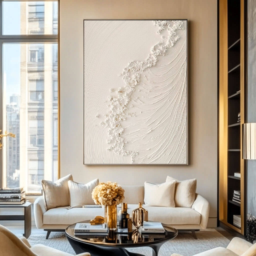 Sharing Joy - Textured Abstract Art on Canvas