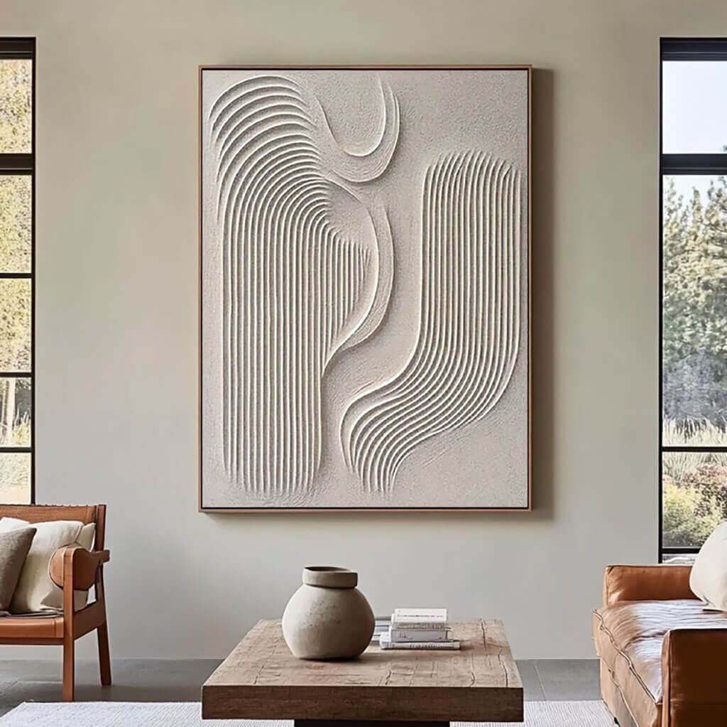 The Bends - Minimalist Abstract Art Painting