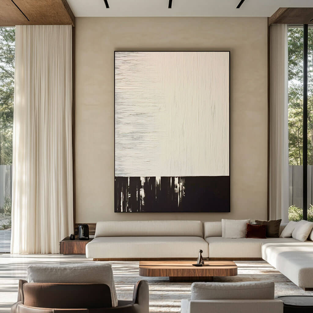 Transborder - Minimalist Textured Wall Art Painting