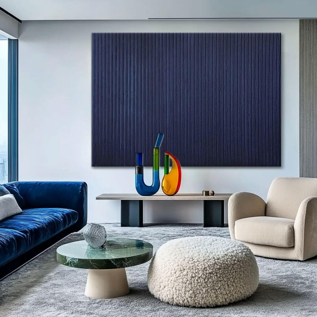 Blue Zone - Abstract Wall Art Painting