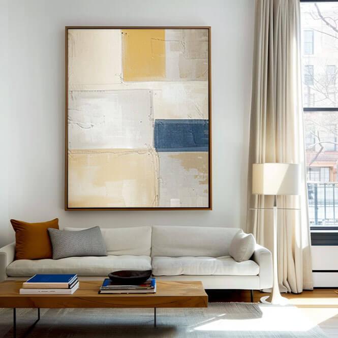 Proximity - Large Wabi Sabi Minimalist Wall Art Painting