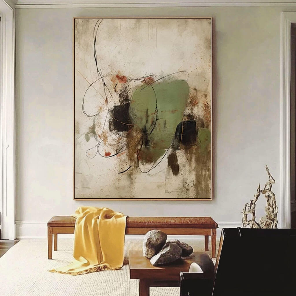 Moss - Modern Abstract Wall Art