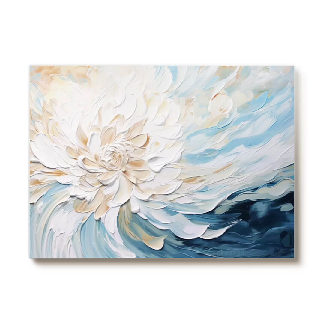 Flowing Flowers I - Abstract Wall Art Painting