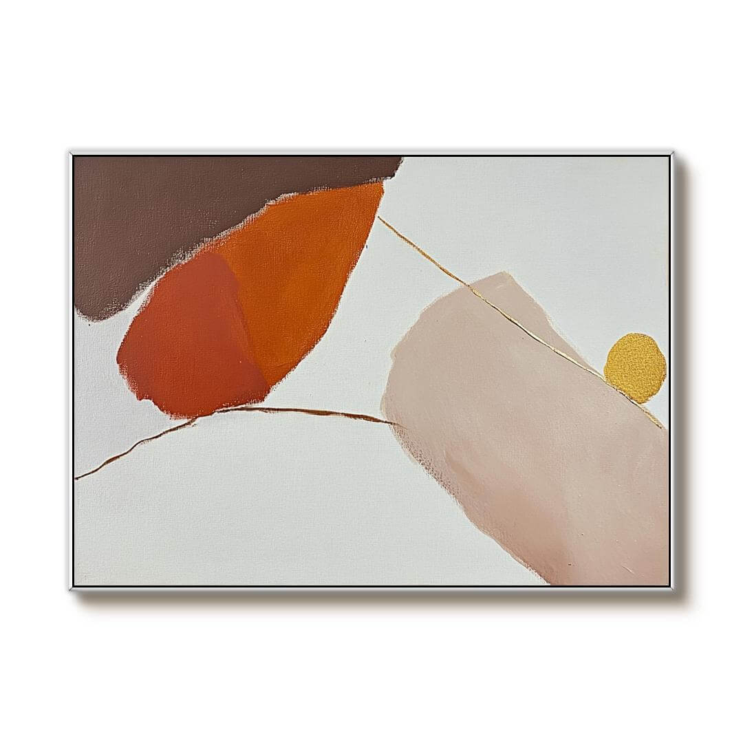 Russet Composition - Large Abstract Art Painting