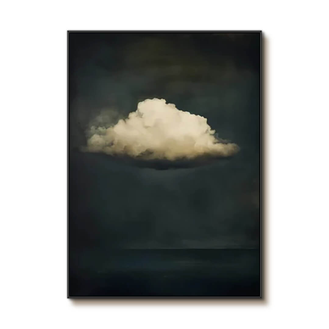 Clouds in the Dark Night - Cloudscapes Wall Art Painting