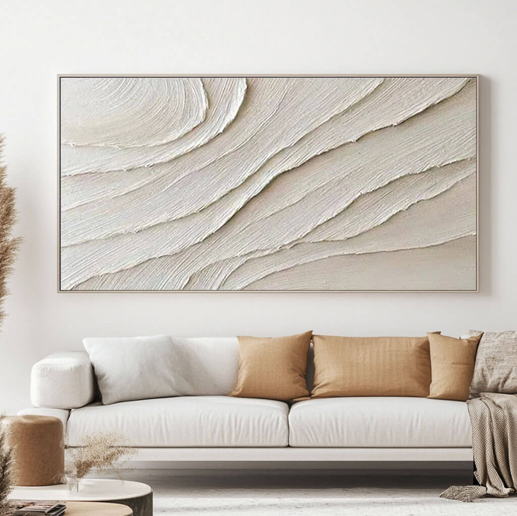 Wander - Textured Minimalist Wall Art Painting
