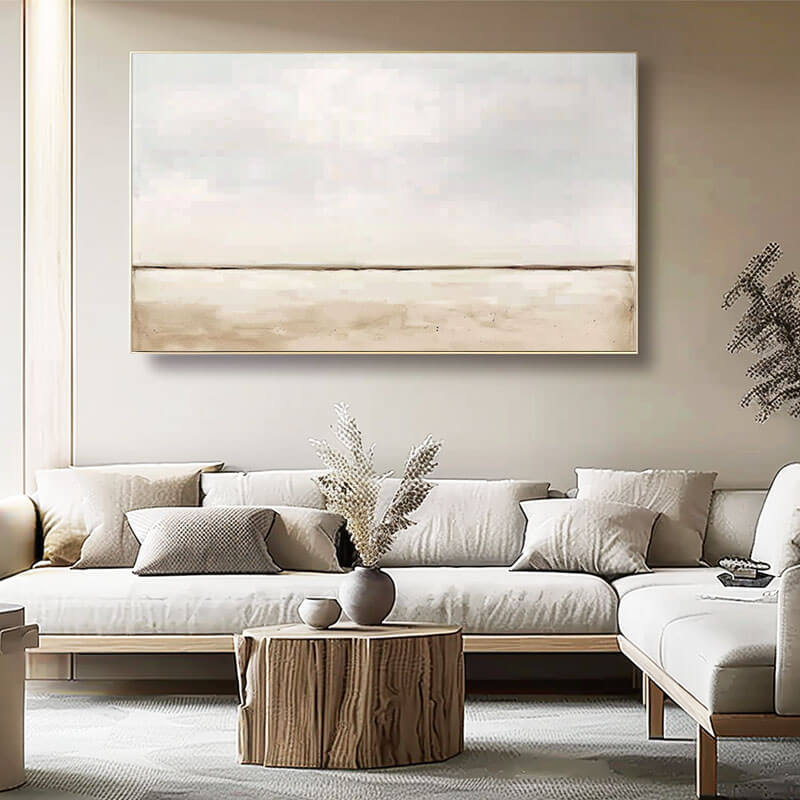 Horizontal Flow I - Large Abstract Canvas Art