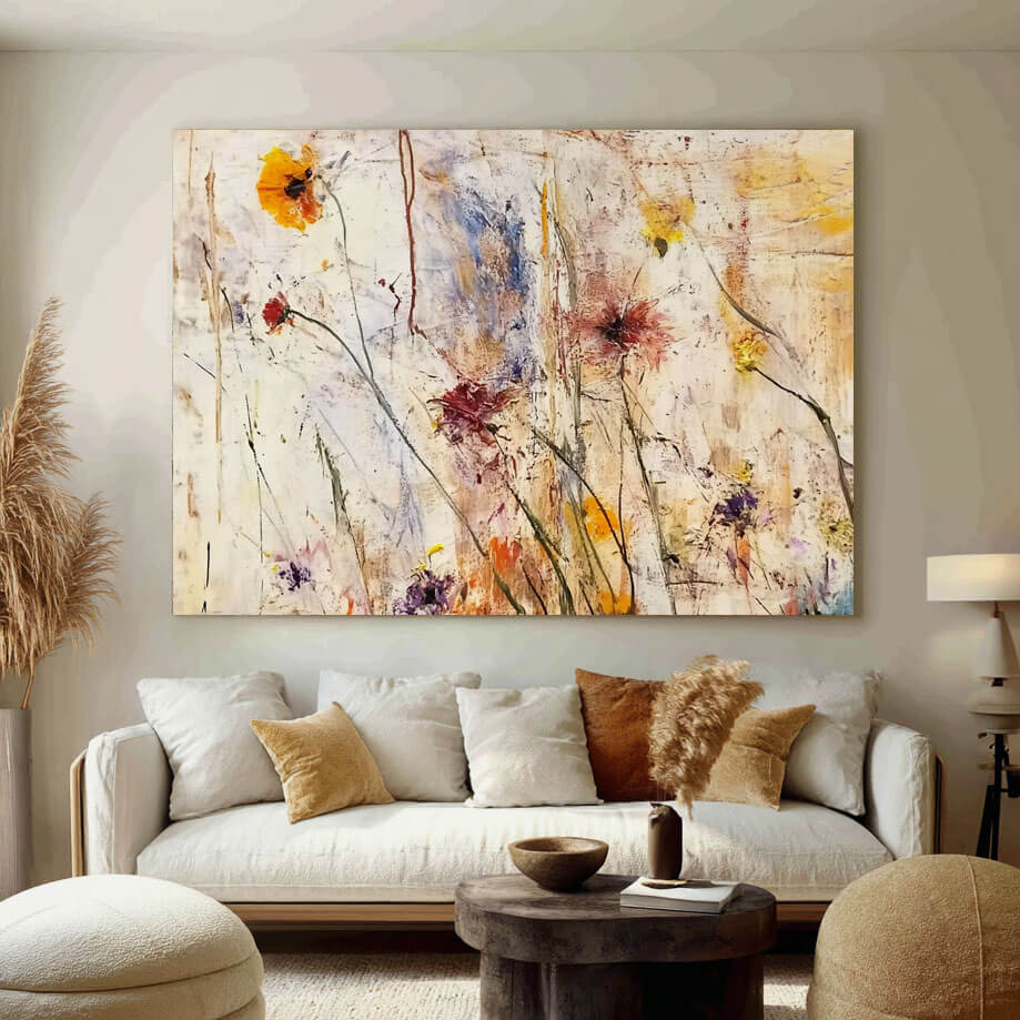Wild Remains - Abstract Floral Wall Art