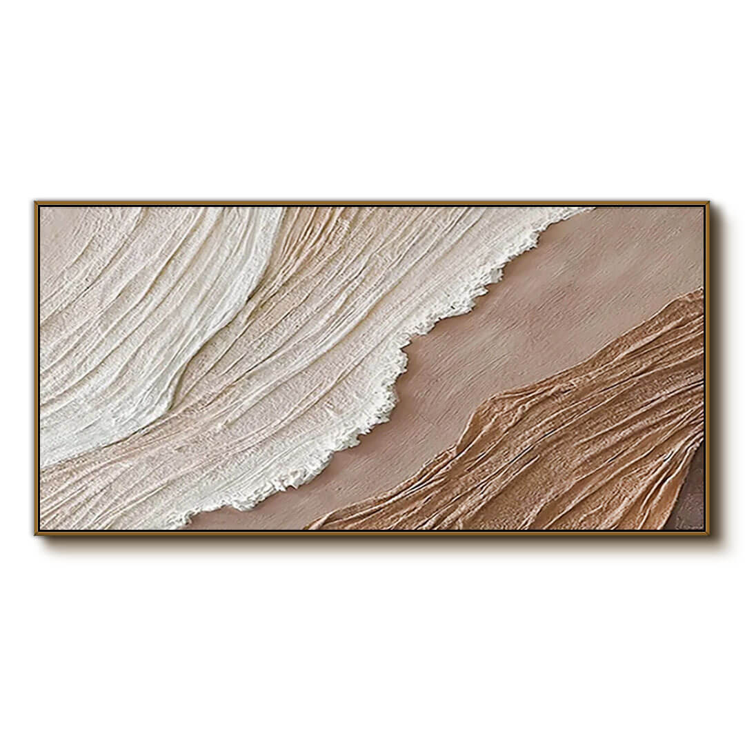 Raw Silk - Large Minimalist Art Painting