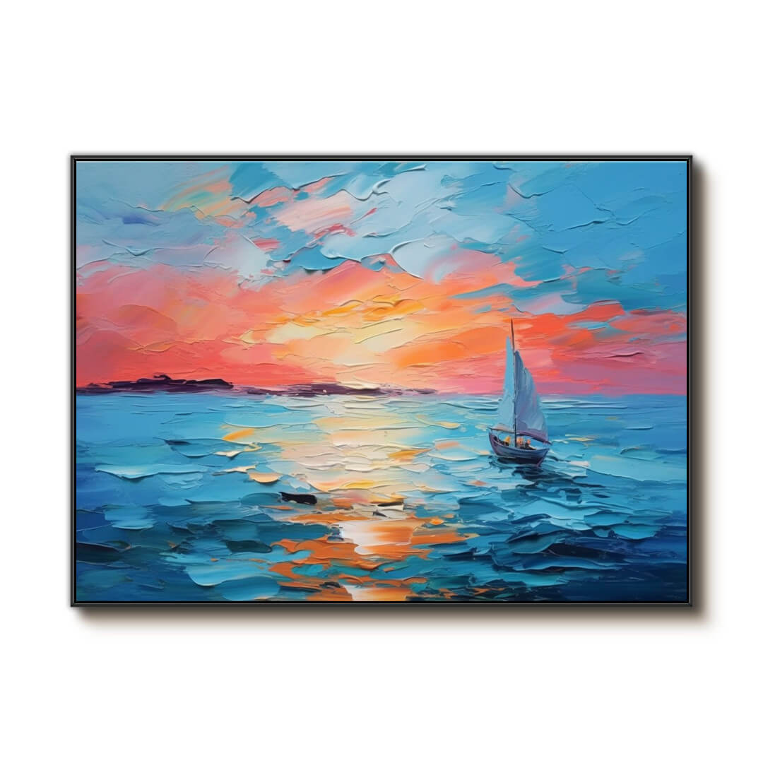 Sailboat I - Seascape Wall Art Painting