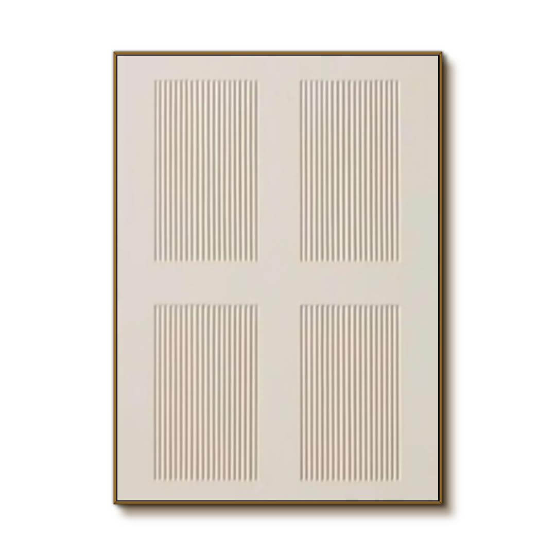 Arrangement - Minimalist Textured Canvas Art Painting