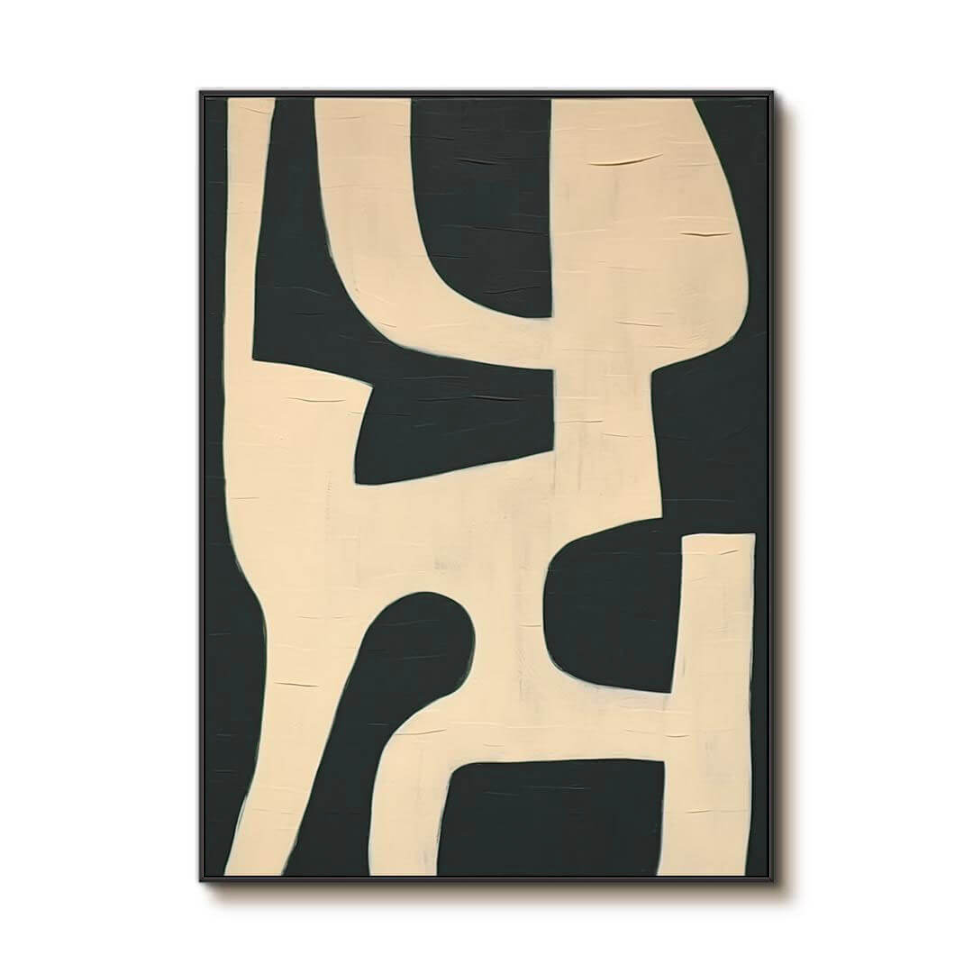 Black Artifact - Modern Abstract Wall Art Painting