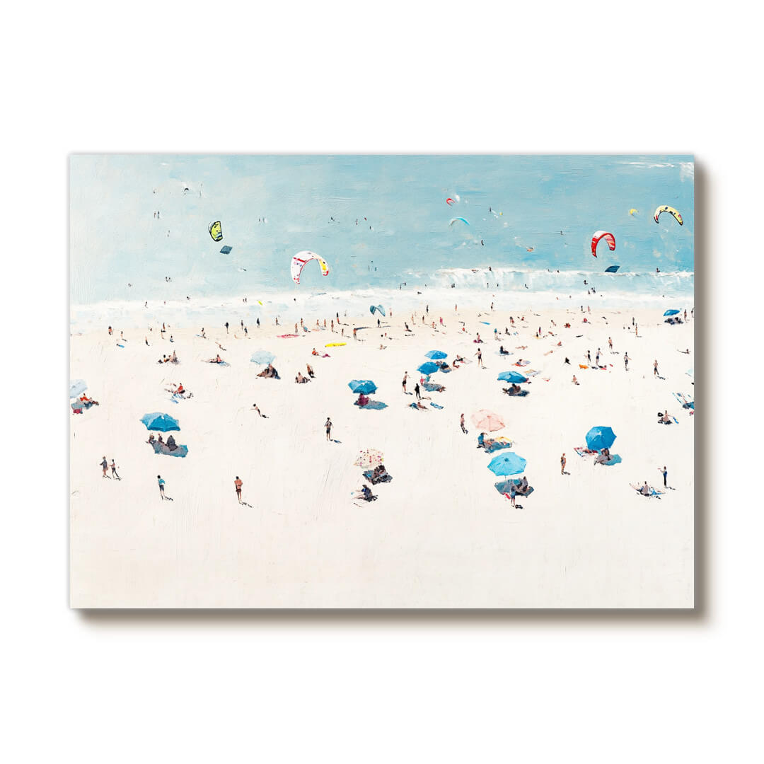 Beach Week I - Large Seascape Canvas Art