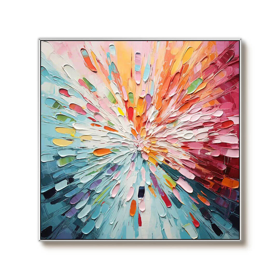 Art Explosion - Colorful Textured Abstract Art