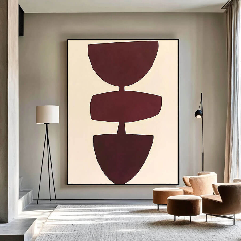 Disagreement - Modern Abstract Art Painting
