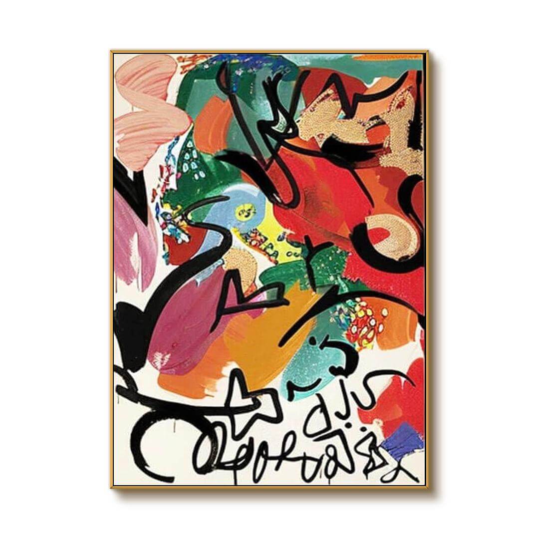 Bold Expressions - Colorful Canvas Art Painting