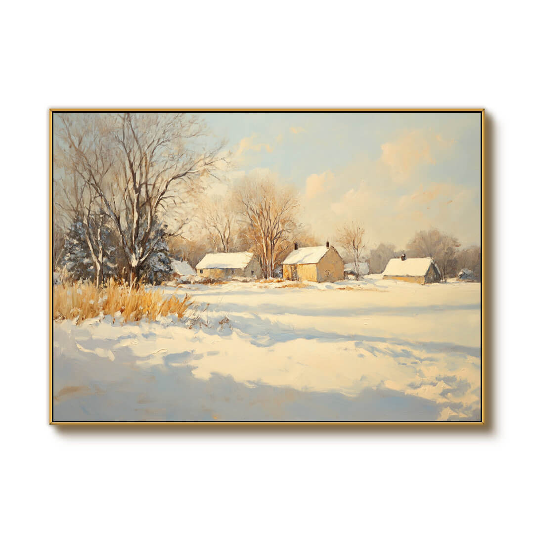 Winter Wonderland - Snowscape WallArt Painting
