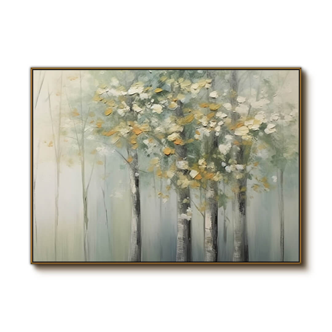 Whispering Trees - Large Abstract Art on Canvas