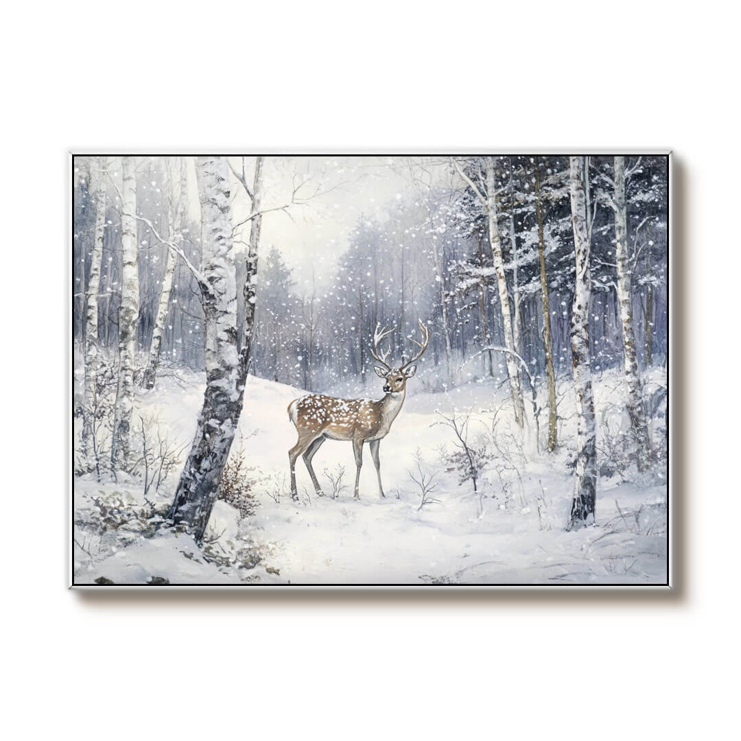 Winter Wonder - Oversized Textured Canvas Art